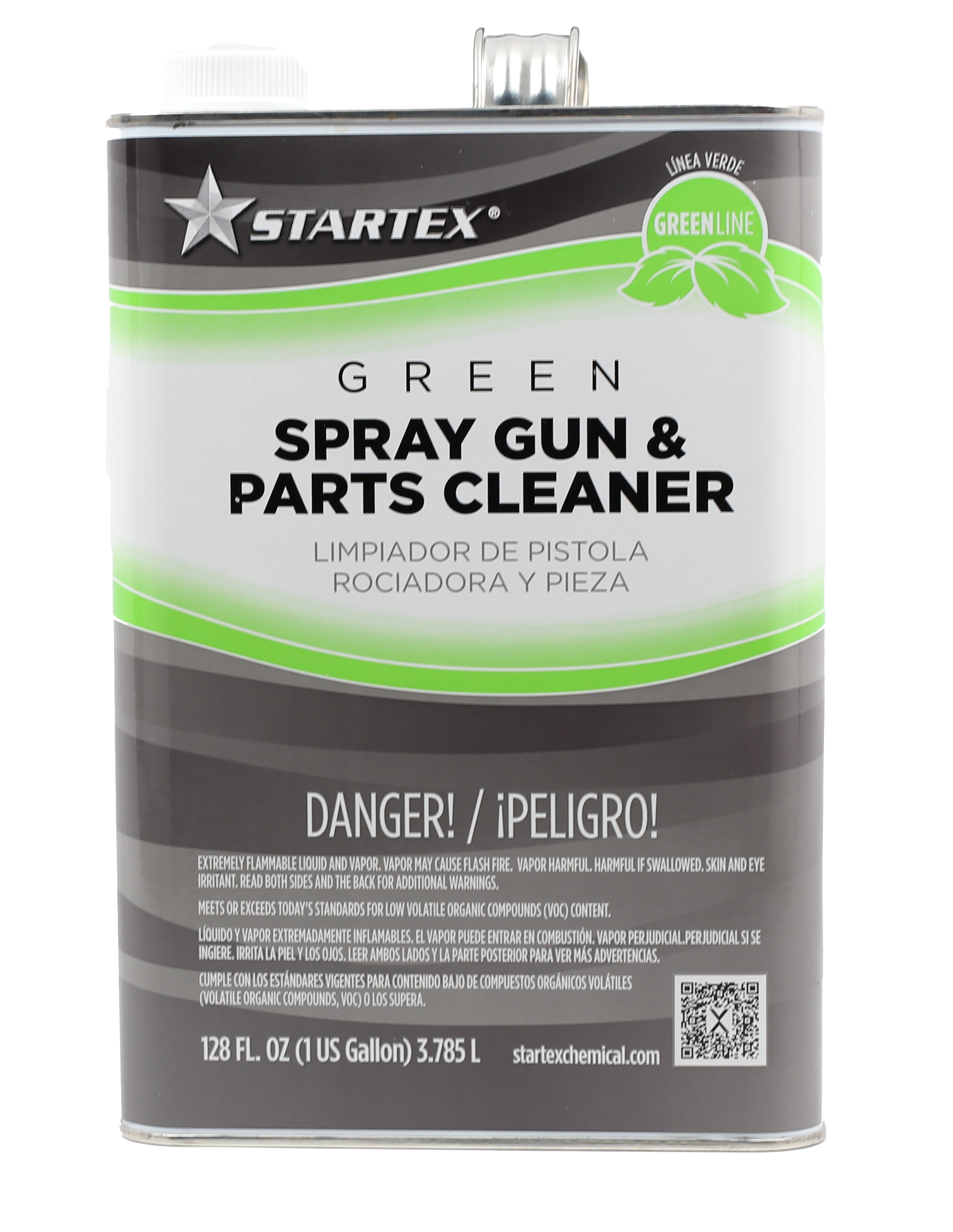 one gallon green spray gun parts and cleaner for paint application